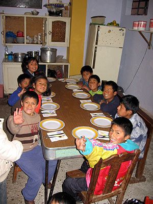 Filled the kitchen at the orphanage with all they lacked