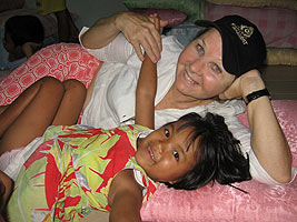 Children at an orphanage in Thailand