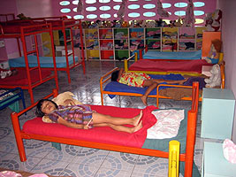 Children at an orphanage in Thailand