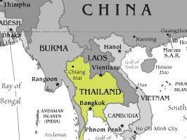 Map of Thailand