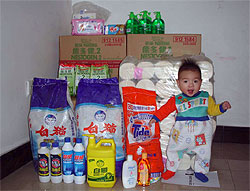 Supplies for orphans at China Care