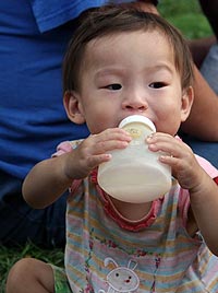 Soy formula for lactose-intolerant babies