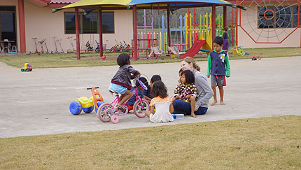 Kristah and Lucas Kitchen visited Mercy International homes in Thailand