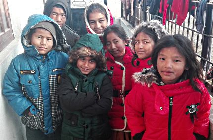 Children at Faith Children's Home, Nepal